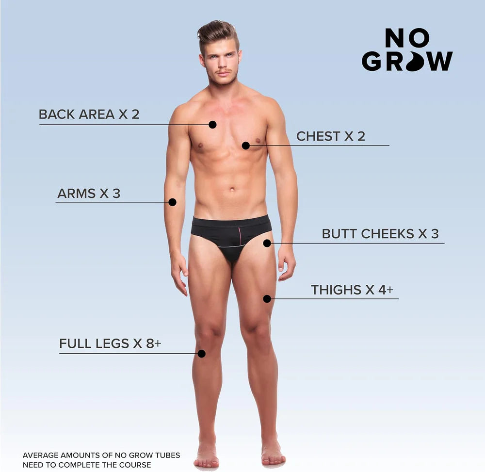 No Grow - Male Body Hair Remover & Growth Inhibitor - 90 ml