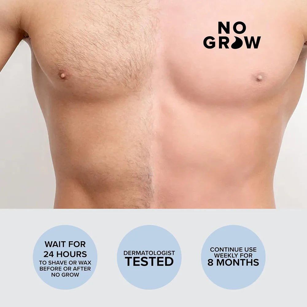 No Grow - Male Body Hair Remover & Growth Inhibitor - 90 ml