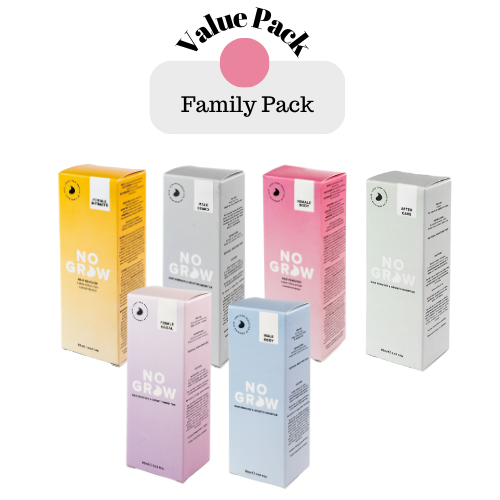 Hair Removal Cream Family Pack - No Grow